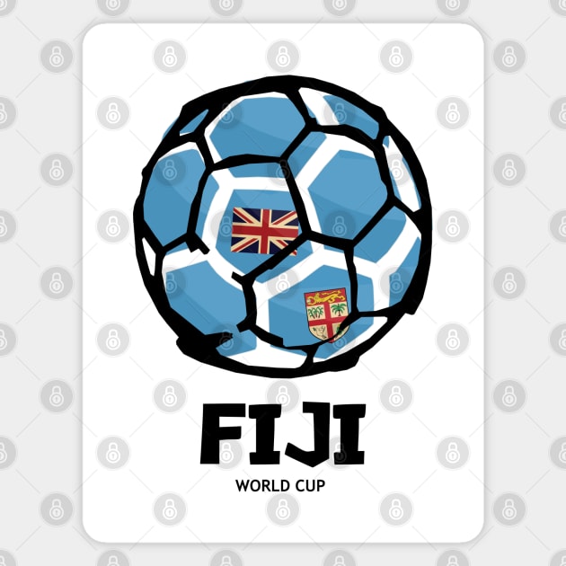 Fiji Football Country Flag Magnet by KewaleeTee